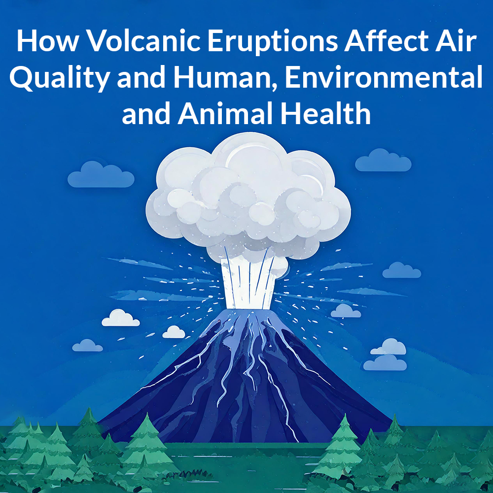 How Volcanic Eruptions Affect Air Quality and Human, Environmental and Animal Health